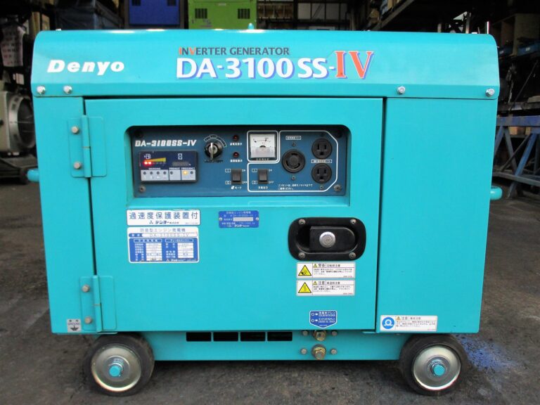 稼働時間は18時間！デンヨー インバーター発電機 DA-3100SS-IV