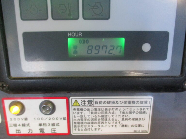 DCA-25LSKB　25KVA　中古発電機　デンヨー　ﾋﾞｯｸﾀﾝｸｵｲﾙｶﾞｰﾄﾞ付