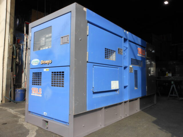 DCA-150LSKE　150KVA　中古発電機   　デンヨー　オイルガード付