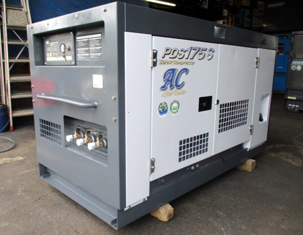 PDS175SC　50馬力　中古コンプレッサ－　AIRMAN  アフタ－ク－ラ－仕様