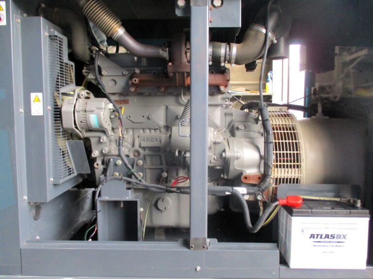 SDG60S-7A6 60KVA 中古発電機 AIRMAN 200⇔400V切替仕様 大容量燃料タンク オイルフェンス一体型
