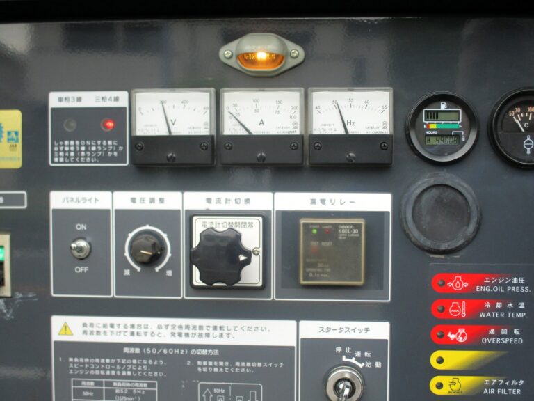 SDG60S-7A6 60KVA 中古発電機 AIRMAN 200⇔400V切替仕様 大容量燃料タンク オイルフェンス一体型