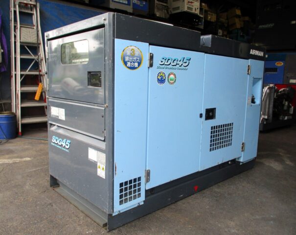 SDG45S　45KVA　中古発電機　AIRMAN　200⇔400V切替仕様