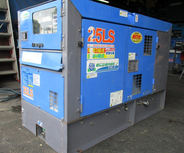 DCA-25LSKE 25KVA エコベース 中古発電機 デンヨー