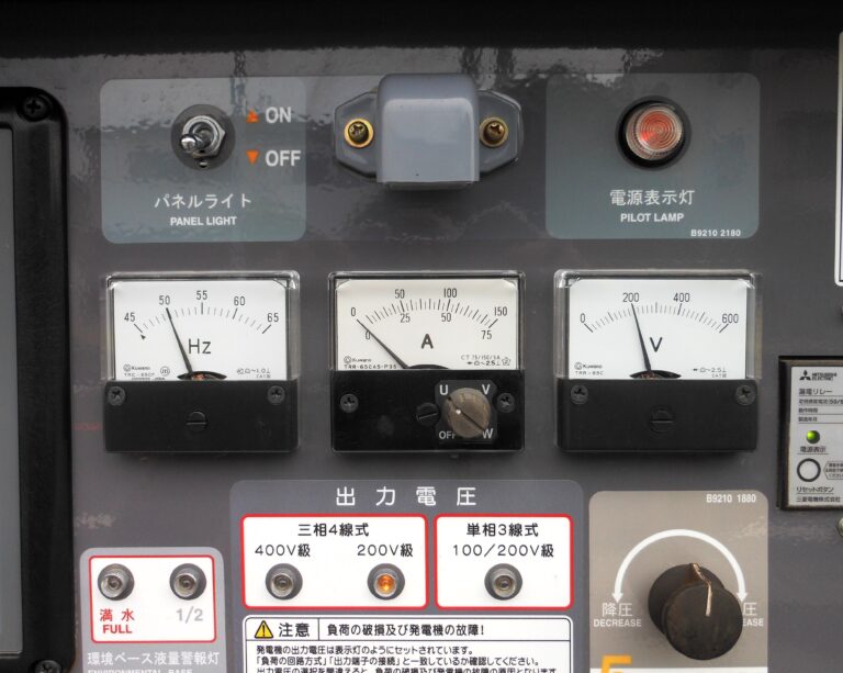 DCA-45LSKB2　45KVA　中古発電機　ﾃﾞﾝﾖｰ　ﾋﾞｯｸﾀﾝｸｵｲﾙｶﾞｰﾄﾞ付　ﾜﾝﾀｯﾁ切替方式3電源機