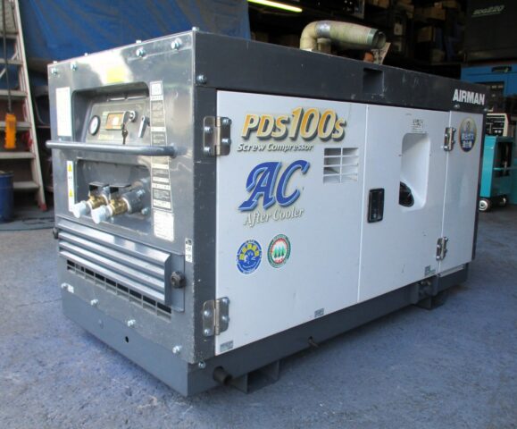 PDS100SC　25馬力　中古コンプレッサー　AIRMAN　アフタークーラー仕様