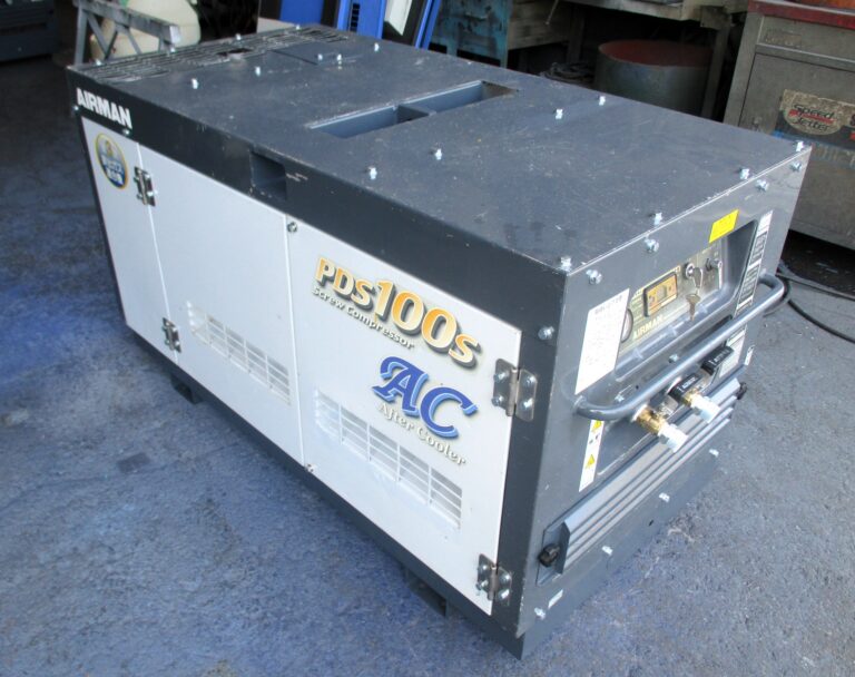 PDS100SC　25馬力　中古コンプレッサー　AIRMAN　アフタークーラー仕様