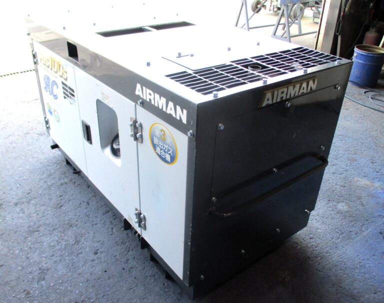 PDS100SC　25馬力　中古コンプレッサー　AIRMAN　アフタークーラー仕様