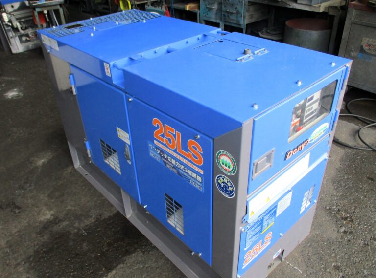 DCA-25LSKE　25KVA　中古発電機　デンヨー　エコベース　切替方式3電源機
