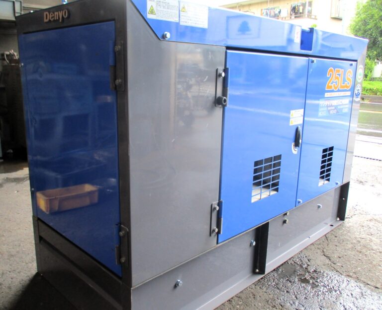 DCA-25LSKE　25KVA　中古発電機　デンヨー　エコベース　切替方式3電源機