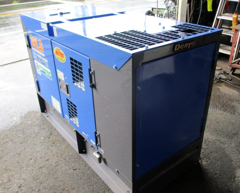 DCA-25LSKE　25KVA　中古発電機　デンヨー　エコベース　切替方式3電源機