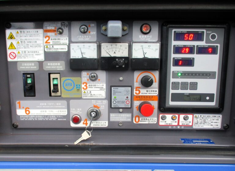 DCA-25LSKE　25KVA　中古発電機　デンヨー　エコベース　切替方式3電源機