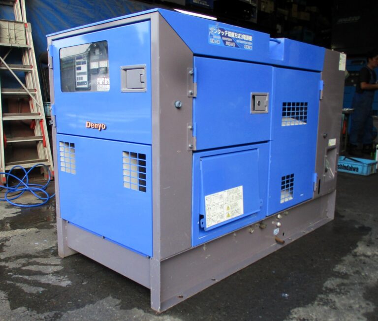 DCA-45LSK　45KVA　中古発電機　デンヨー　ﾜﾝﾀｯﾁ切替方式3電源機