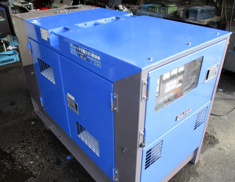 DCA-45LSK　45KVA　中古発電機　デンヨー　ﾜﾝﾀｯﾁ切替方式3電源機