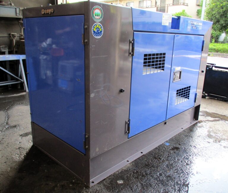 DCA-45LSK　45KVA　中古発電機　デンヨー　ﾜﾝﾀｯﾁ切替方式3電源機