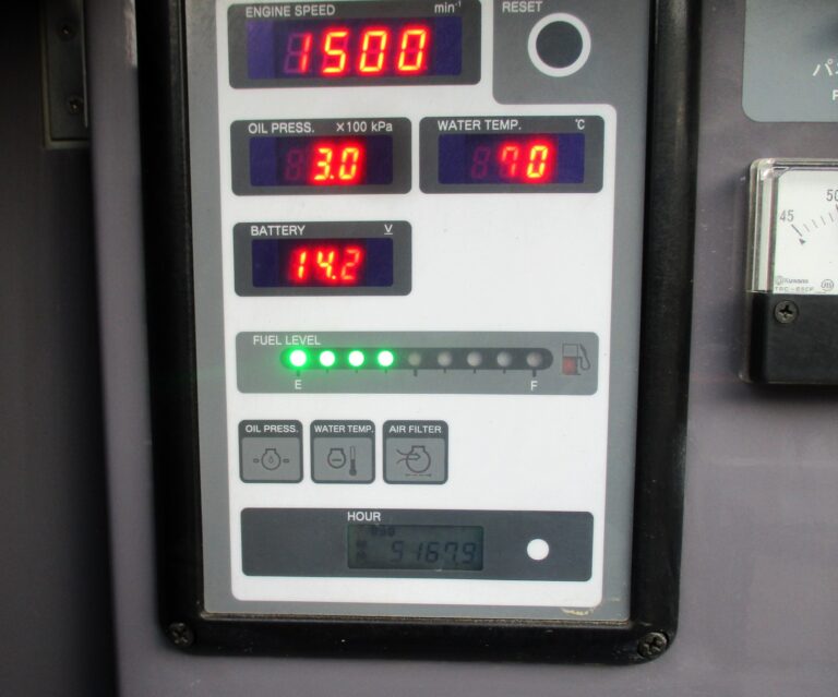 DCA-45LSK　45KVA　中古発電機　デンヨー　ﾜﾝﾀｯﾁ切替方式3電源機