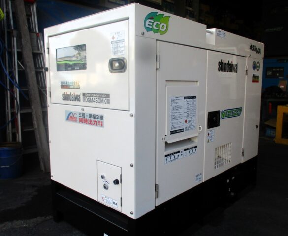 DGM450MK　45KVA　新ダイワ　三相・単相３線同時出力　稼働時間が少ない