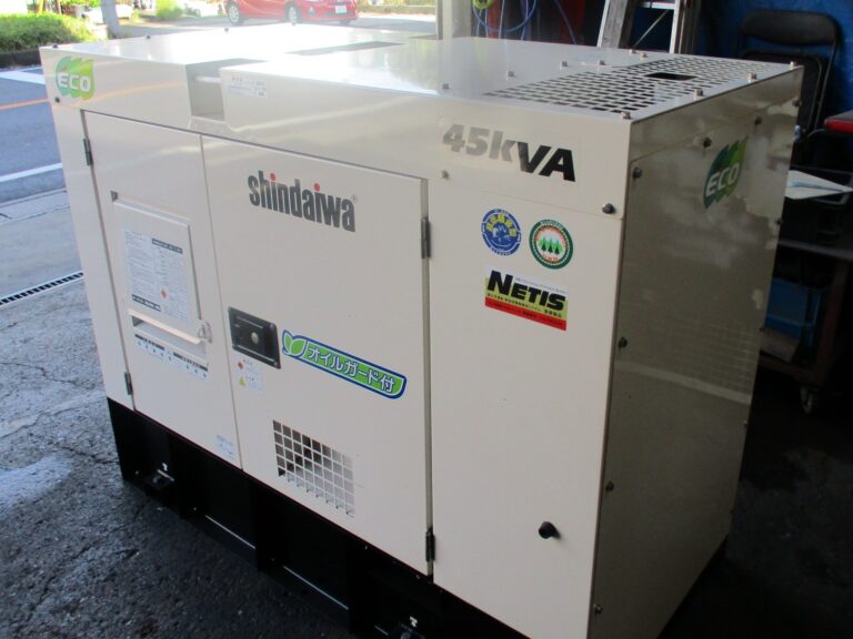 DGM450MK　45KVA　新ダイワ　三相・単相３線同時出力　稼働時間が少ない