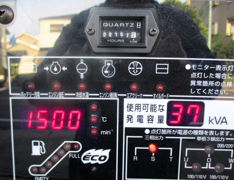 DGM450MK　45KVA　新ダイワ　三相・単相３線同時出力　稼働時間が少ない