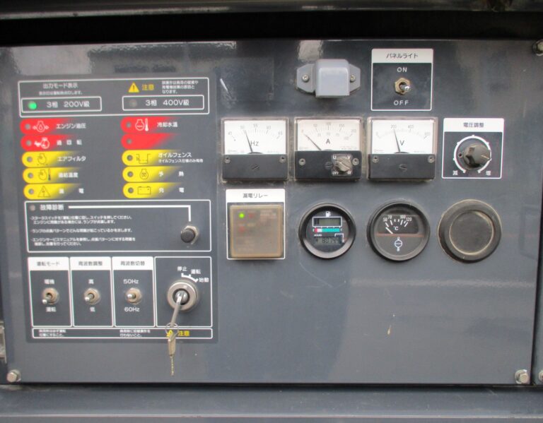 SDG60SL-5B1　60KVA　中古発電機　AIRMAN　200⇔400V切替仕様　ｵｲﾙﾌｪﾝｽ一体型