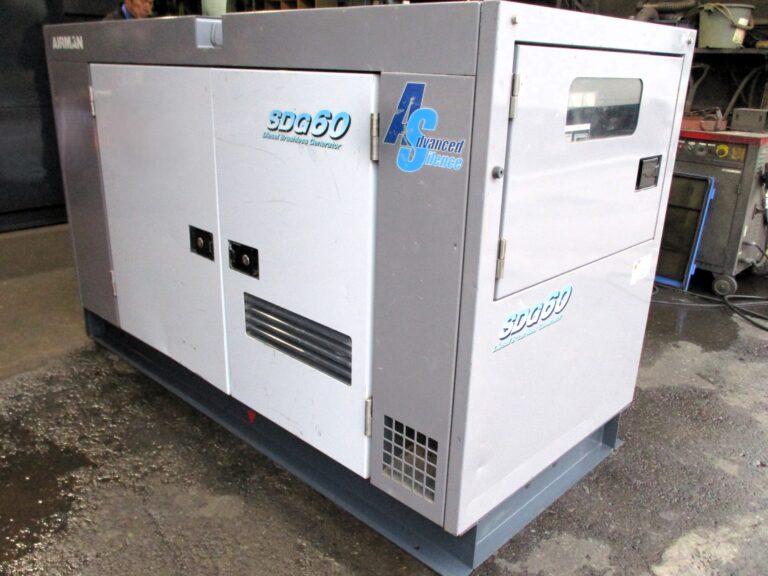 SDG60AS　60KVA　中古発電機　極超低騒音型　AIRMAN　200⇔400V切替仕様