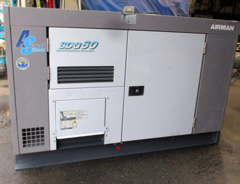SDG60AS　60KVA　中古発電機　極超低騒音型　AIRMAN　200⇔400V切替仕様