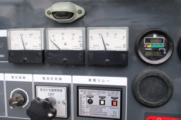 SDG60AS　60KVA　中古発電機　極超低騒音型　AIRMAN　200⇔400V切替仕様