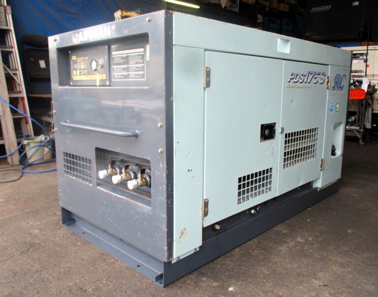 PDS175SC-5C3　50馬力　中古ｺﾝﾌﾟﾚｯｻｰ　AIRMAN　ｱﾌﾀｰｸｰﾗｰ仕様