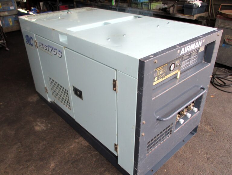 PDS175SC-5C3　50馬力　中古ｺﾝﾌﾟﾚｯｻｰ　AIRMAN　ｱﾌﾀｰｸｰﾗｰ仕様