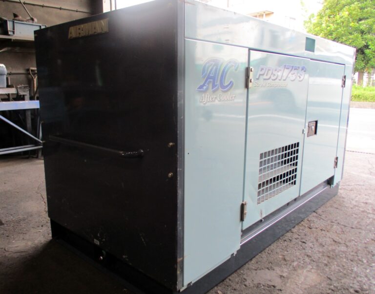 PDS175SC-5C3　50馬力　中古ｺﾝﾌﾟﾚｯｻｰ　AIRMAN　ｱﾌﾀｰｸｰﾗｰ仕様