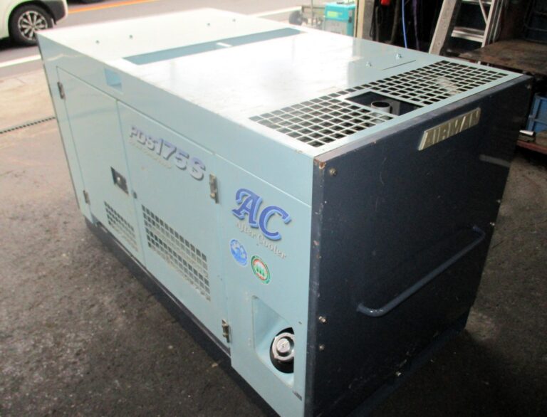 PDS175SC-5C3　50馬力　中古ｺﾝﾌﾟﾚｯｻｰ　AIRMAN　ｱﾌﾀｰｸｰﾗｰ仕様