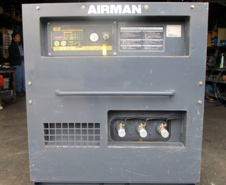 PDS175SC-5C3　50馬力　中古ｺﾝﾌﾟﾚｯｻｰ　AIRMAN　ｱﾌﾀｰｸｰﾗｰ仕様