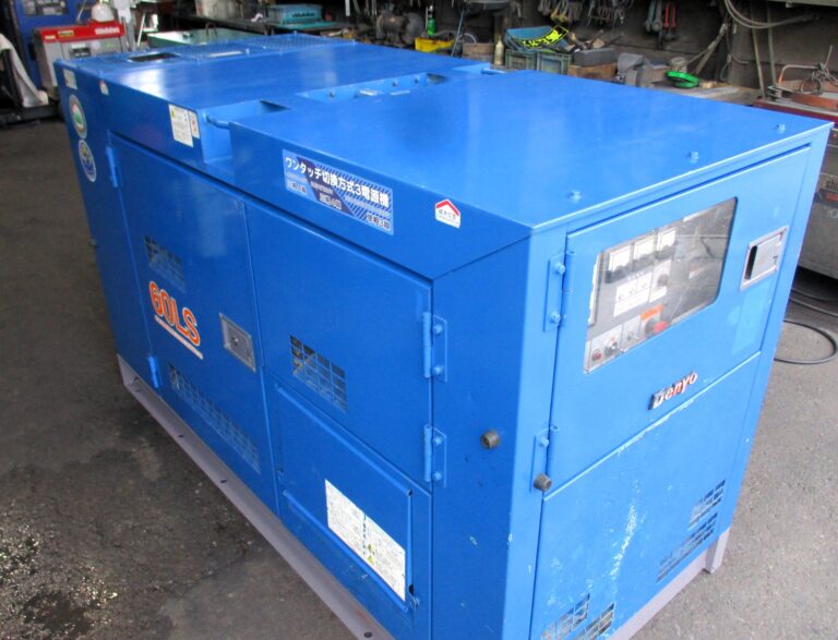 DCA-60LSI 60KVA 中古発電機 デンヨー ワンタッチ切替方式3電源機