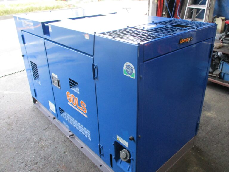 DCA-60LSI 60KVA 中古発電機 デンヨー ワンタッチ切替方式3電源機
