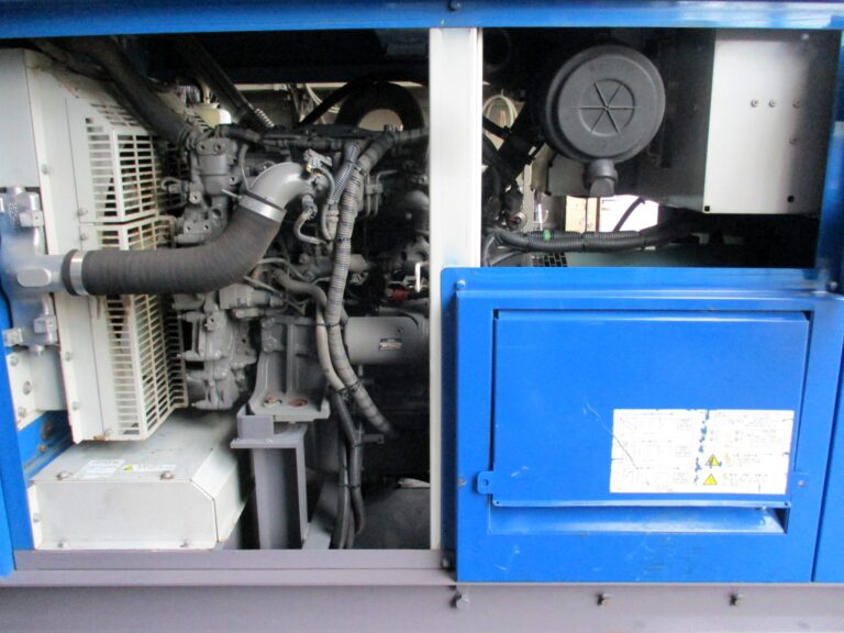 DCA-60LSI 60KVA 中古発電機 デンヨー ワンタッチ切替方式3電源機