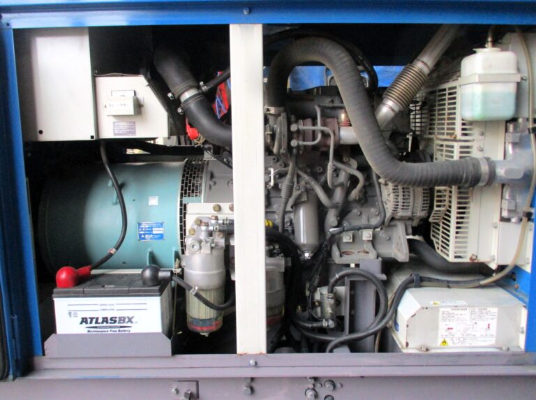 DCA-60LSI 60KVA 中古発電機 デンヨー ワンタッチ切替方式3電源機