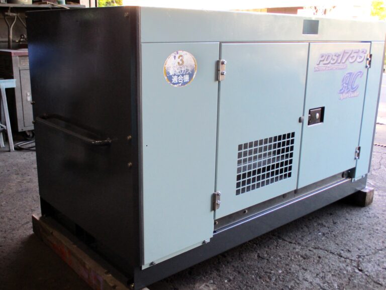 PDS175SC-5C3　50馬力　中古ｺﾝﾌﾟﾚｯｻｰ　AIRMAN　ｱﾌﾀｰｸｰﾗｰ仕様