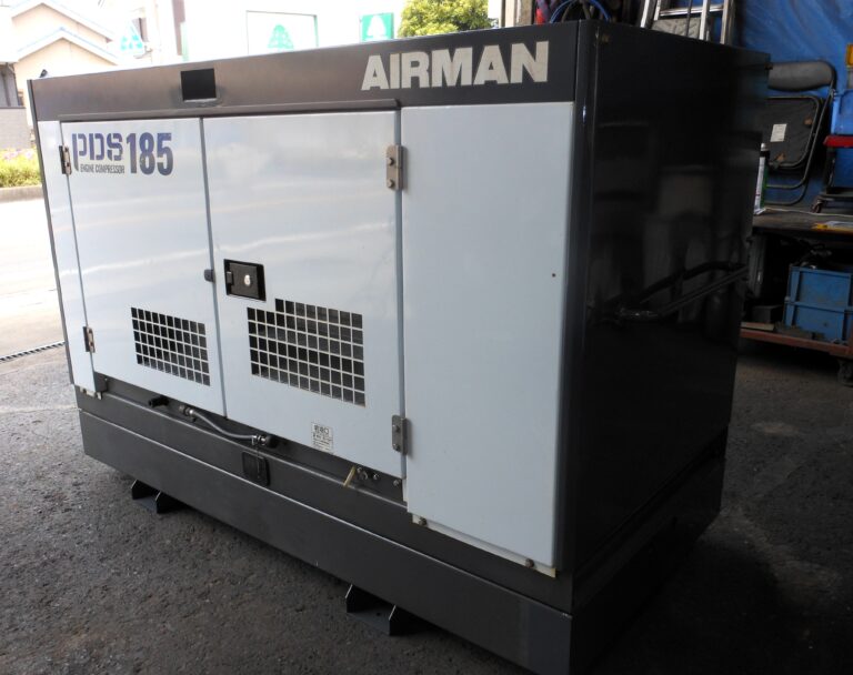 PDS185SC-7C5　５０馬力　中古コンプレッサー　エアマン　アフタークーラー仕様