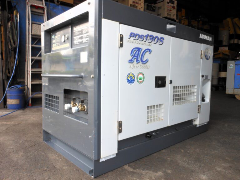 PDS130SC 35馬力 中古コンプレッサー エアマン アフタークーラー仕様