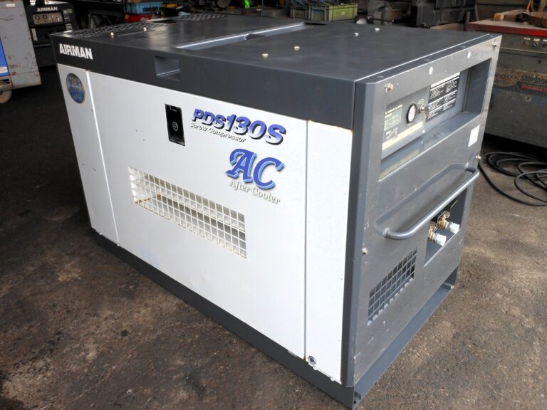 PDS130SC 35馬力 中古コンプレッサー エアマン アフタークーラー仕様