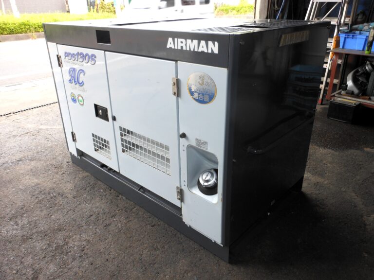 PDS130SC 35馬力 中古コンプレッサー エアマン アフタークーラー仕様