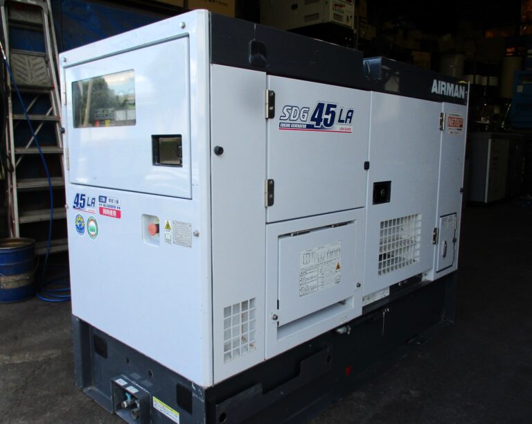 SDG45LA-5B2 45KVA 中古発電機 エアマン 三相・単相同時出力