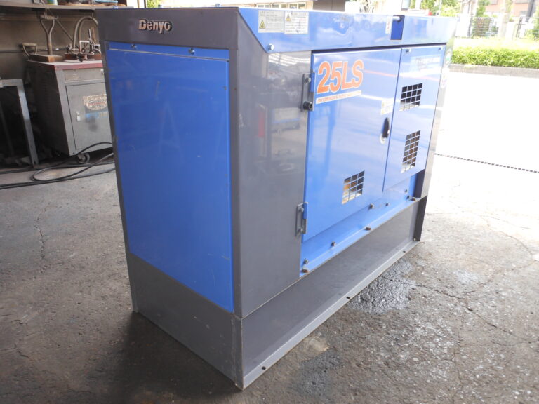 DCA-25LSKB　25KVA　中古発電機　デンヨー　ワンタッチ切替方式3電源機　ビックタンク