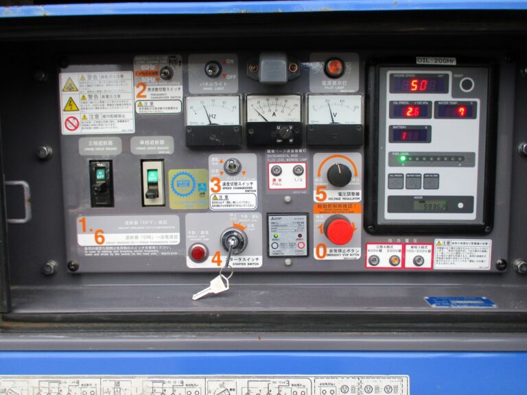 DCA-25LSKB　25KVA　中古発電機　ﾃﾞﾝﾖｰ　ﾜﾝﾀｯﾁ切替方式3電源機　ﾋﾞｯｸﾀﾝｸ