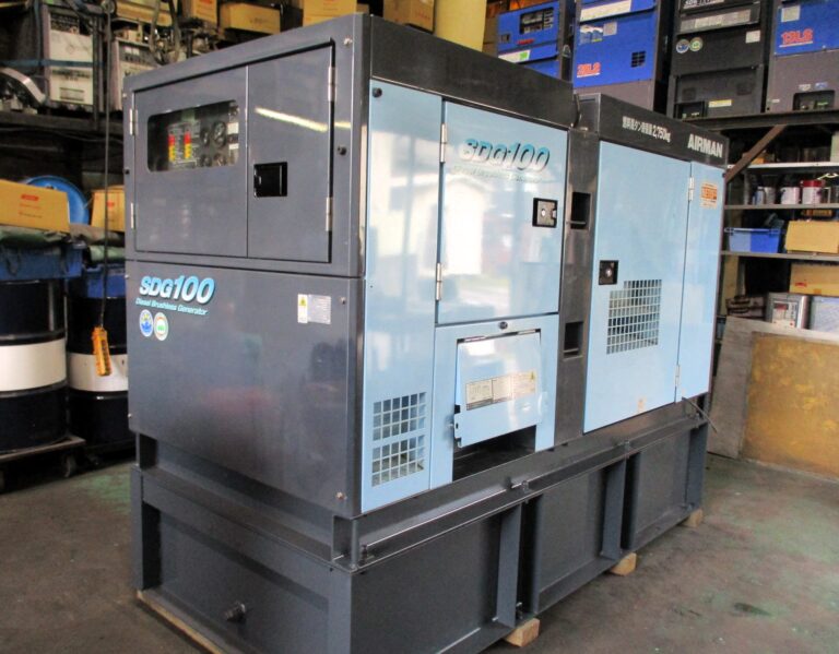 SDG100S-7B1 100KVA 中古発電機 AIRMAN リークガード・ビックタンク