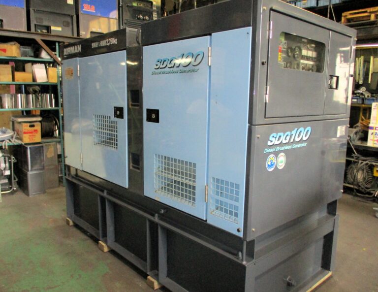 SDG100S-7B1 100KVA 中古発電機 AIRMAN リークガード・ビックタンク