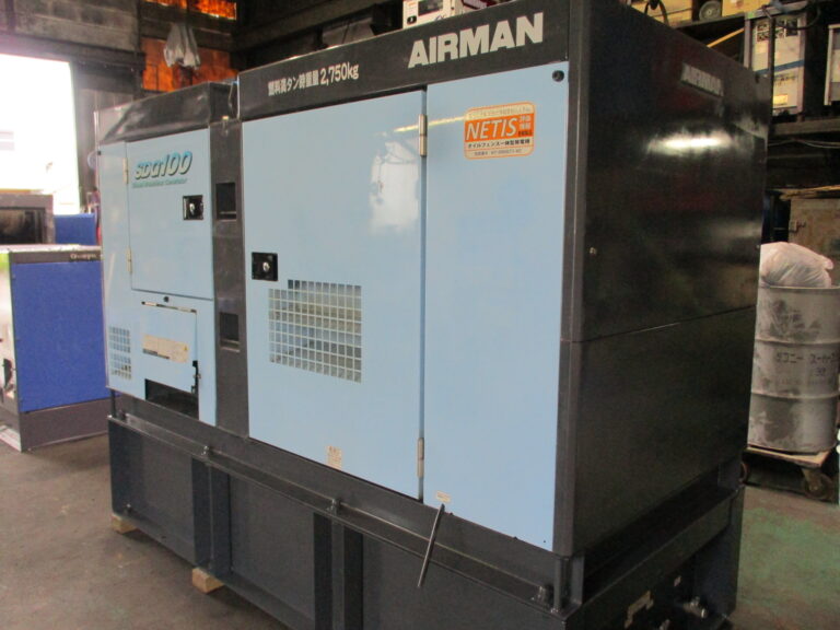 SDG100S-7B1 100KVA 中古発電機 AIRMAN リークガード・ビックタンク