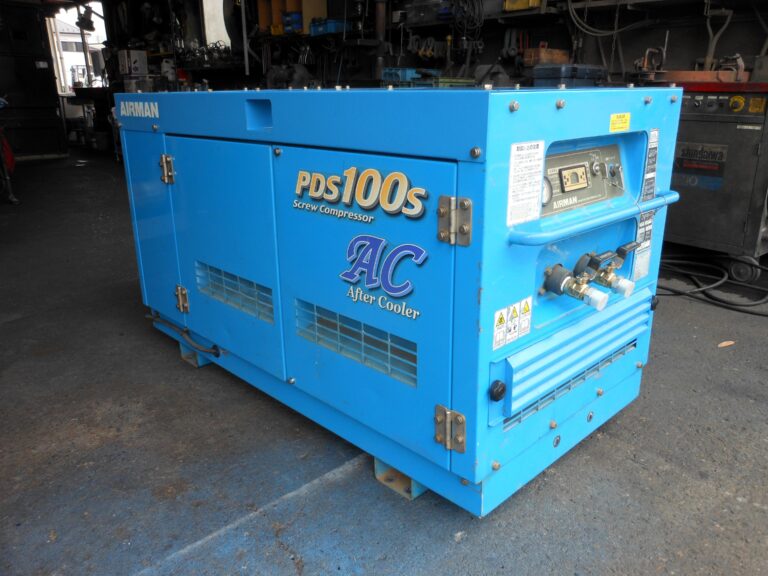 PDS100SC-5C1　２５馬力　中古コンプレッサー　AIRMAN　アフタークーラー仕様
