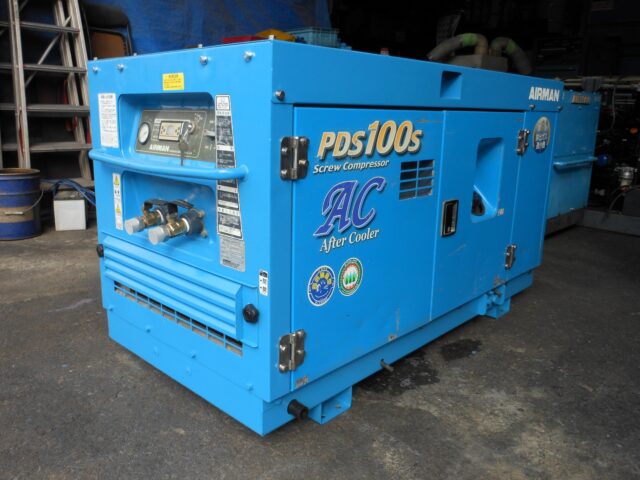 PDS100SC-5C1 25馬力 中古コンプレッサー AIRMAN アフタークーラー仕様