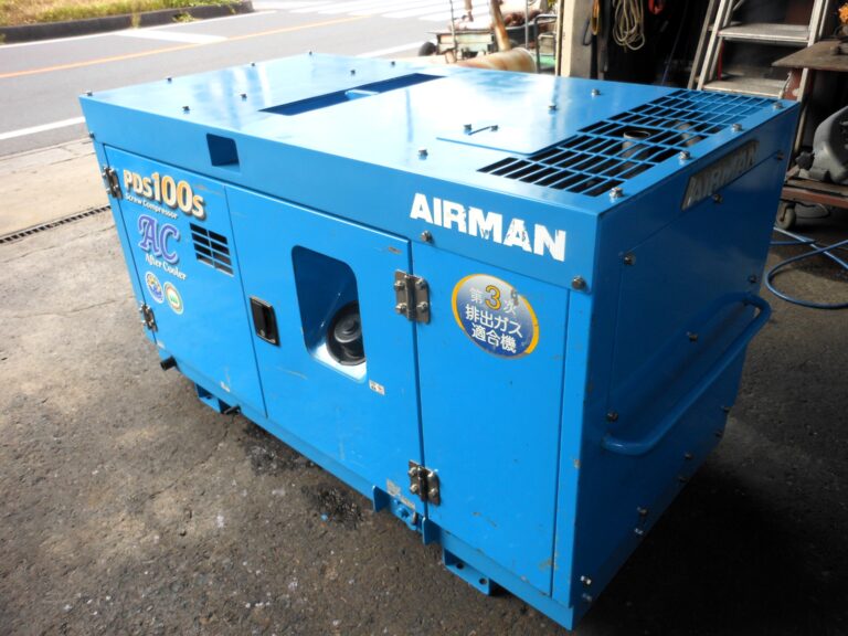 PDS100SC-5C1　25馬力　中古コンプレッサー　AIRMAN　アフタークーラー仕様
